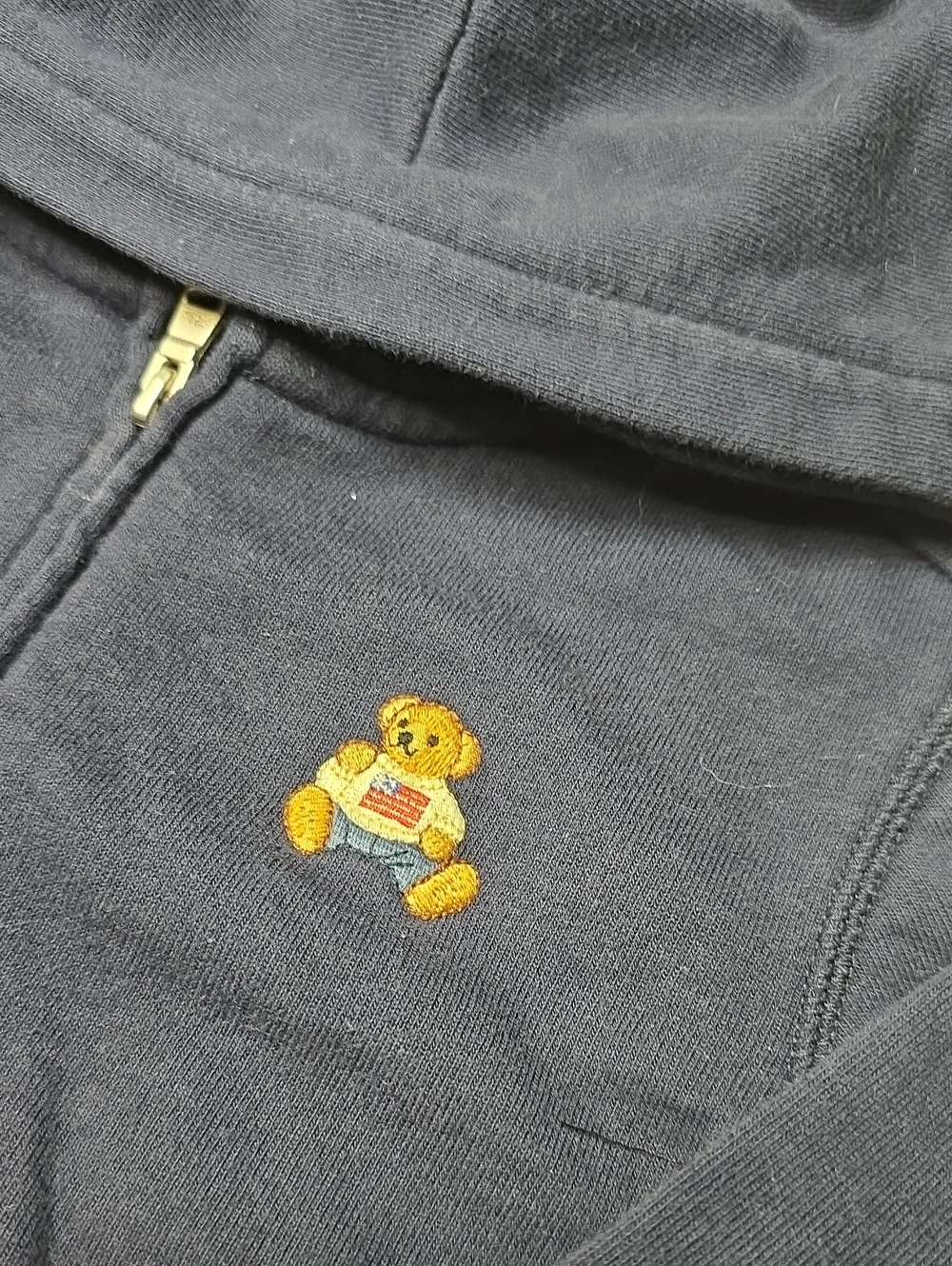 Ralph Lauren Polo Bear Zip Up Hoodie
